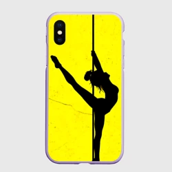 Чехол для iPhone XS Max матовый Танец на шесте