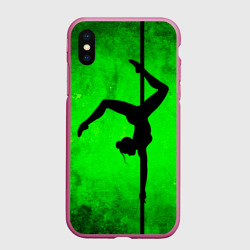 Чехол для iPhone XS Max матовый Танец на пилоне 