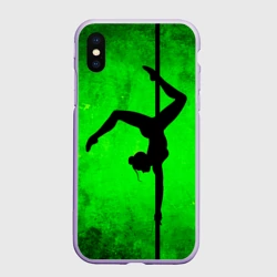 Чехол для iPhone XS Max матовый Танец на пилоне