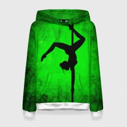 Женская толстовка 3D Танец на пилоне 