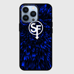 Чехол для iPhone 13 Pro Sally Face blue energy