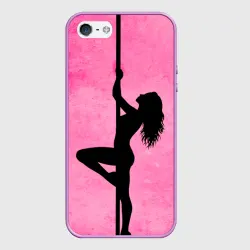 Чехол для iPhone 5/5S матовый Шестовая акробатика 