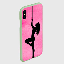 Чехол для iPhone XS Max матовый Шестовая акробатика  - фото 2
