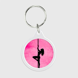 Брелок круглый Шестовая акробатика 