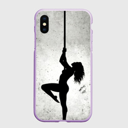 Чехол для iPhone XS Max матовый Пилонный танец 