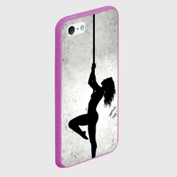 Чехол для iPhone 5/5S матовый Пилонный танец  - фото 2