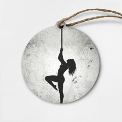 Деревянная игрушка круг Пилонный танец 