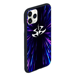 Чехол для iPhone 11 Pro Max матовый Hitman neon energy - фото 2