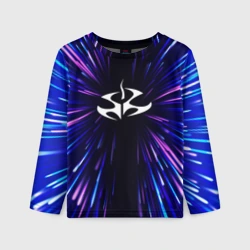 Детский лонгслив 3D Hitman neon energy