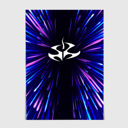 Постер Hitman neon energy