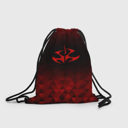Рюкзак-мешок 3D Hitman red poly