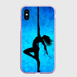 Чехол для iPhone XS Max матовый Пилонщица