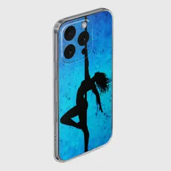 Чехол для iPhone 16 Pro Max силиконовый с защитой камеры Пилонщица - фото 2