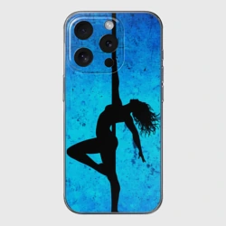 Чехол для iPhone 15 Pro Max силиконовый с защитой камеры Пилонщица