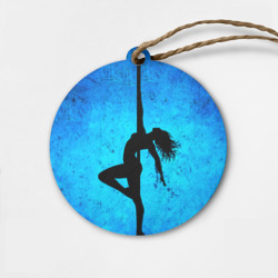 Деревянная игрушка круг Пилонщица