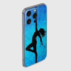 Чехол для iPhone 15 Pro Max силиконовый с защитой камеры Пилонщица - фото 2