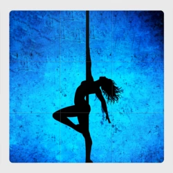 Магнитный плакат 3Х3 Пилонщица