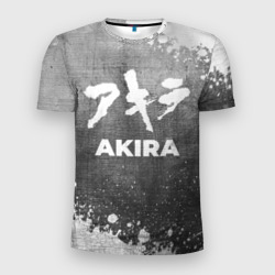Мужская футболка 3D Slim Akira - grey gradient