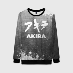 Женский свитшот 3D Akira - grey gradient