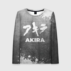 Женский лонгслив 3D Akira - grey gradient