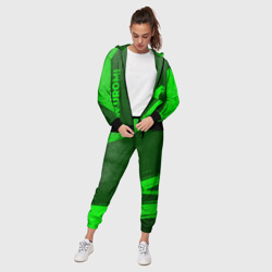 Женский костюм 3D Kuromi - green gradient вертикально - фото 2