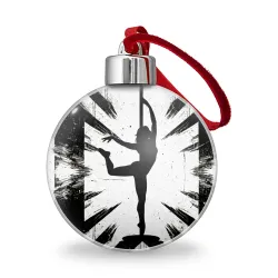 Ёлочный шар Pole Dance танцовщица