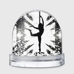 Игрушка Снежный шар Pole Dance танцовщица