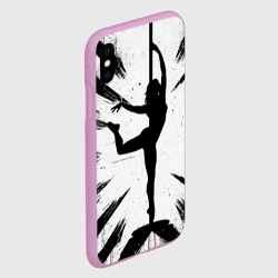 Чехол для iPhone XS Max матовый Pole Dance танцовщица - фото 2