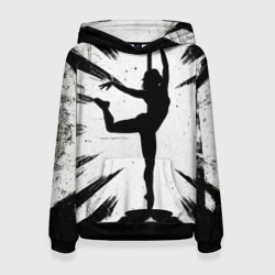 Женская толстовка 3D Pole Dance танцовщица