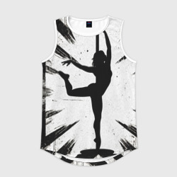 Мужская спортивная майка 3D Pole Dance танцовщица