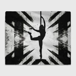 Плед 3D Pole Dance танцовщица
