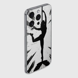 Чехол для iPhone 15 Pro Max силиконовый с защитой камеры Pole Dance танцовщица - фото 2