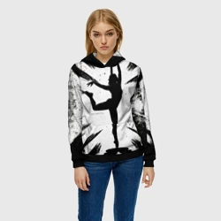 Женская толстовка 3D Pole Dance танцовщица - фото 2