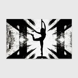 Бумага для упаковки 3D Pole Dance танцовщица