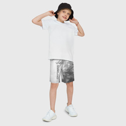 Детские спортивные шорты 3D Infiniti - white gradient по-вертикали - фото 2