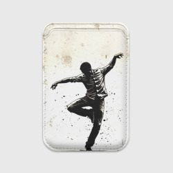 Картхолдер Magsafe магнитный Брейк-данс на белом