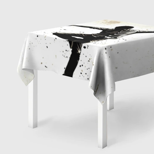 Скатерть 3D Брейк-данс на белом