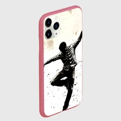 Чехол для iPhone 11 Pro матовый Брейк-данс на белом - фото 2