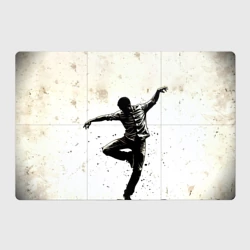 Магнитный плакат 3Х2 Брейк-данс на белом