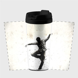 Термокружка-непроливайка Брейк-данс на белом - фото 2