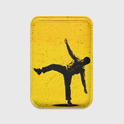 Картхолдер Magsafe магнитный Брейк-данс на желтом