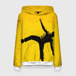 Женская толстовка 3D Брейк-данс на желтом