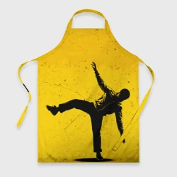 Фартук 3D Брейк-данс на желтом