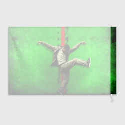 Флаг 3D Брейк-данс на зеленом - фото 2