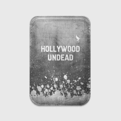 Картхолдер Magsafe магнитный Hollywood Undead - grey gradient посередине