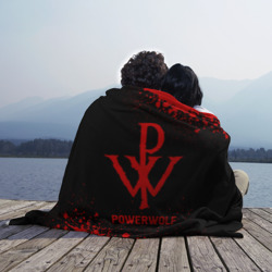 Плед 3D Powerwolf - red gradient - фото 2