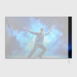 Флаг 3D Брейк-данс в синем дыму - фото 2