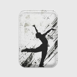 Картхолдер Magsafe магнитный Брейк-данс в черно-белом