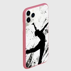 Чехол для iPhone 11 Pro матовый Брейк-данс в черно-белом - фото 2