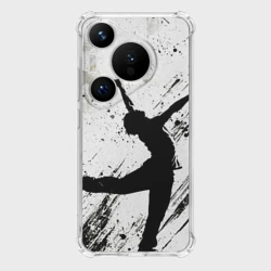 Чехол для Huawei Pura 70 Брейк-данс в черно-белом